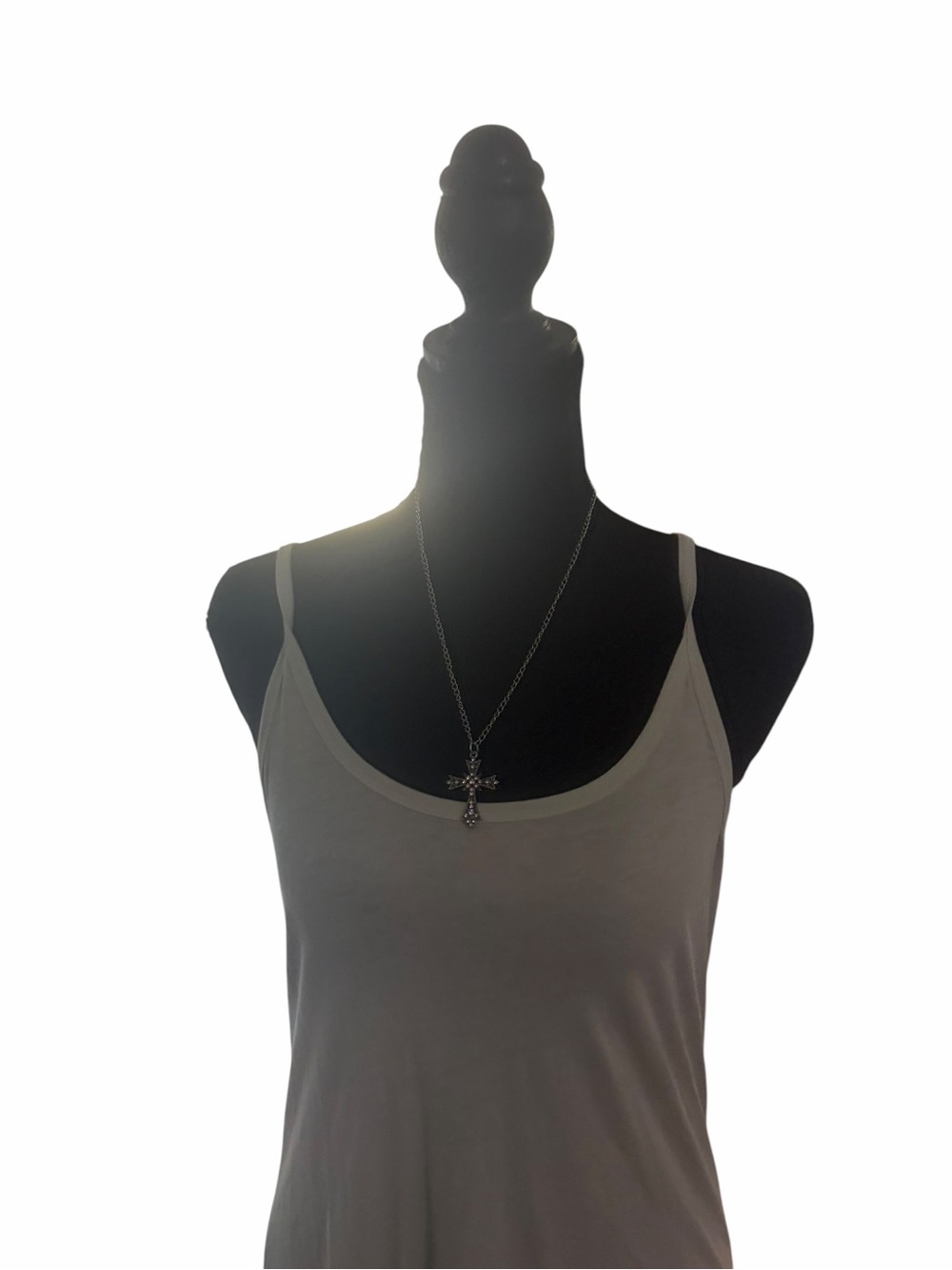 Taupe Gray Scoop Neck Tank Dress Size XS